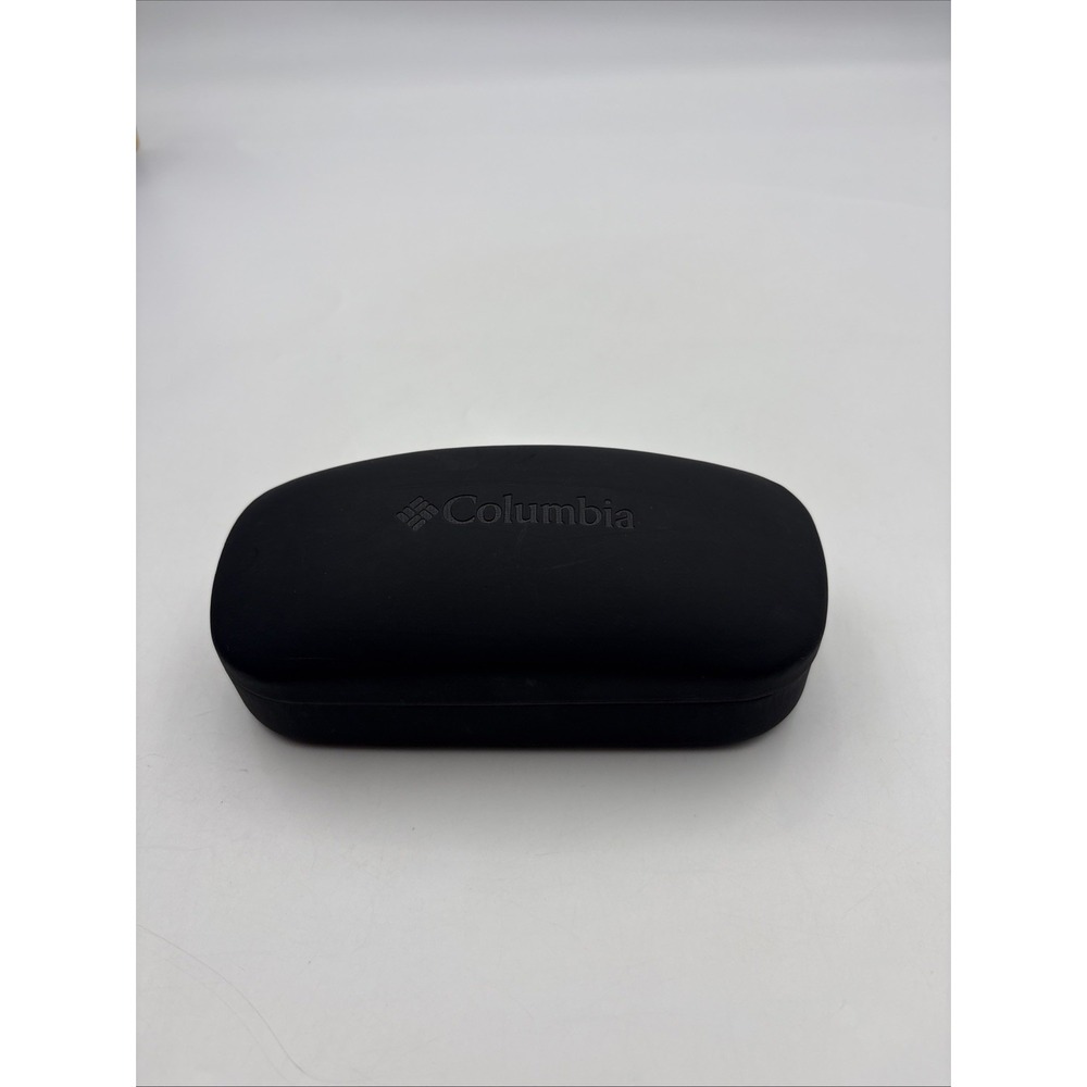 Columbia Sunglass / Eyeglass Case Large Black Hard Clamshell